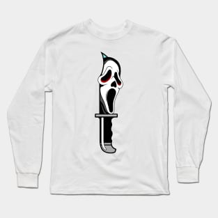 Ghostface Knife Long Sleeve T-Shirt